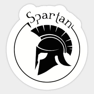 Spartan circle logo Sticker